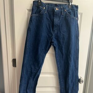 Wrangler Blue Straight Jeans Classic Style